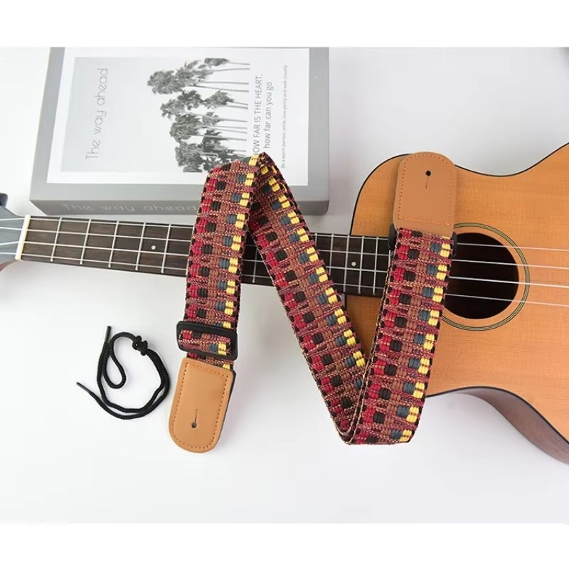Musical Instrument In English - 1PC Adjustable 75-117cm Wide Thick Ukulele