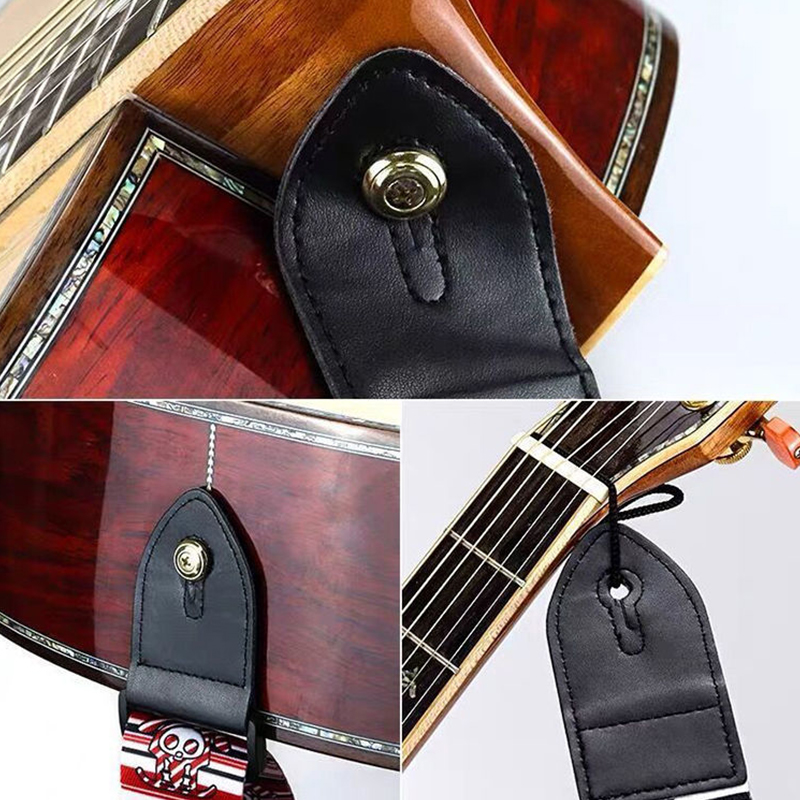 Embroidered Print Guitar Strap - Musical Instrument In English recension och pris
