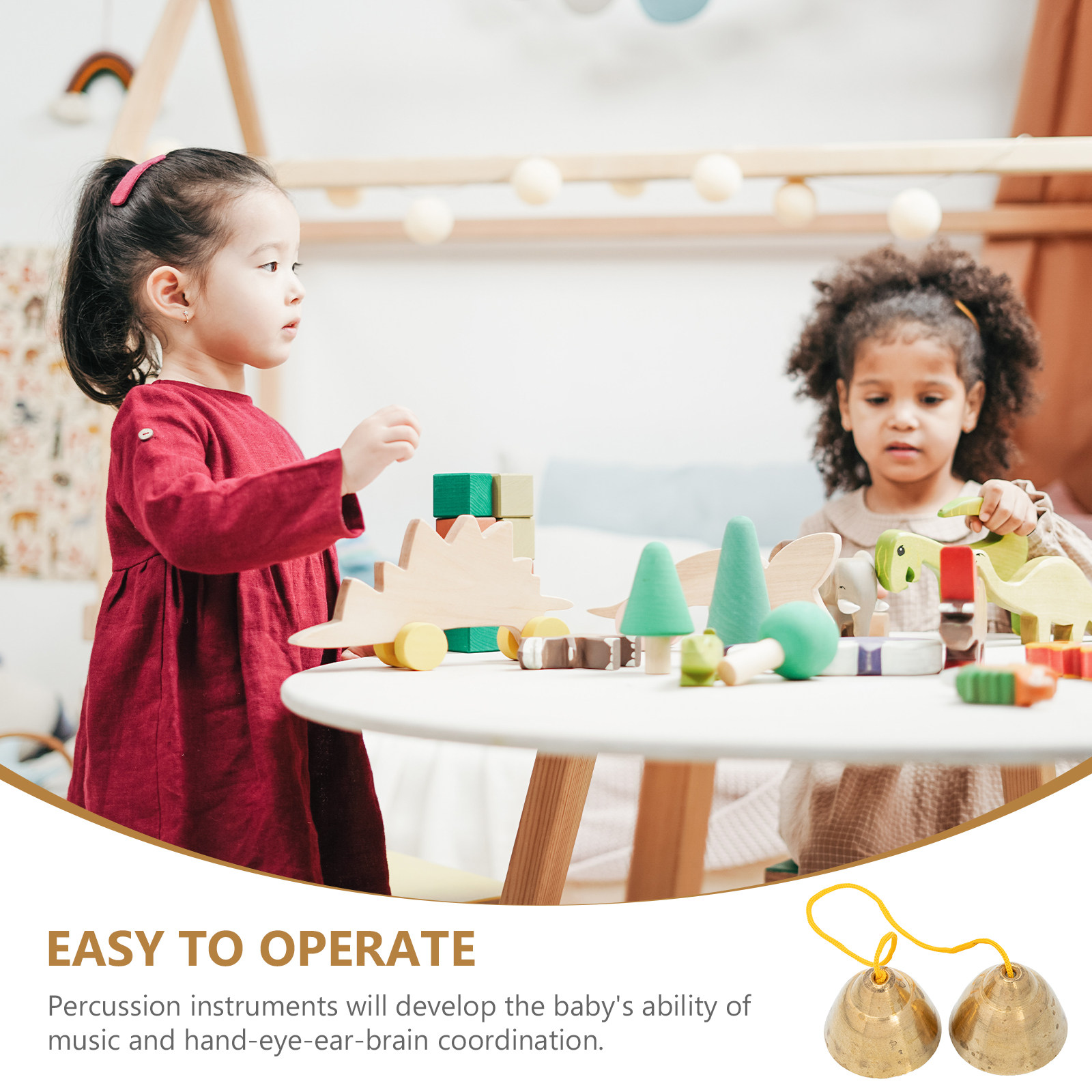 Kids Music Education Bells 1 P - Musical Instrument Easy To Learn recension och pris