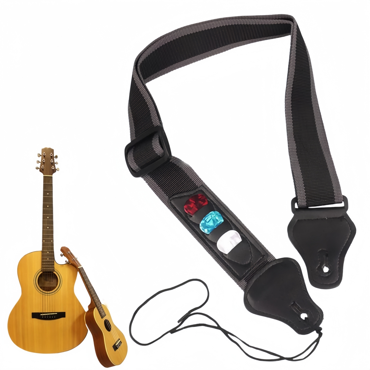 Miwayer PU Leather Guitar Stra - Musical Instrument Band recension och pris