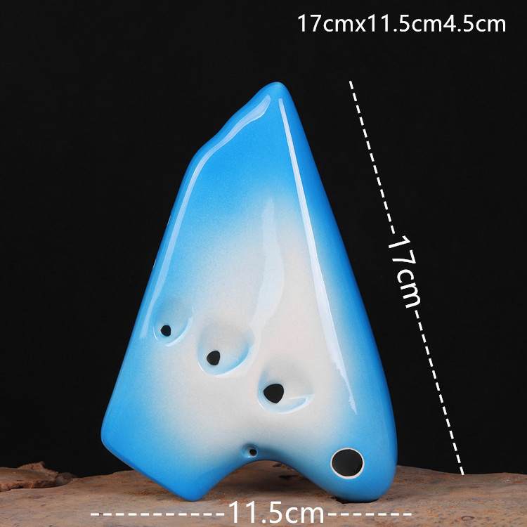 Ocarina 3 Pipes Gradual C Key, - Musical Instrument Easy To Learn recension och pris