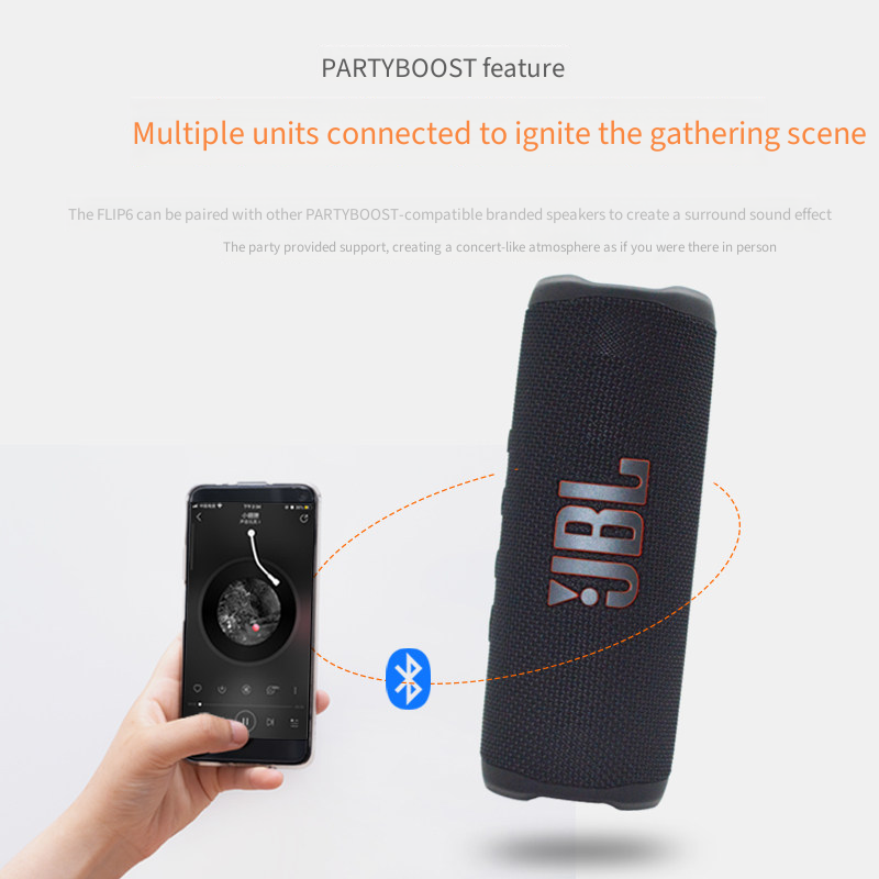 JBL FLIP6 PartyBoost Capabilit - Jbl Speaker Flip 6 recension och pris