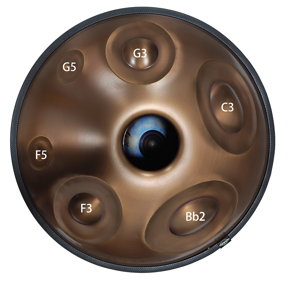 18 Notes Handpan Drum，in D Min - Musical Instrument Handpan recension och pris