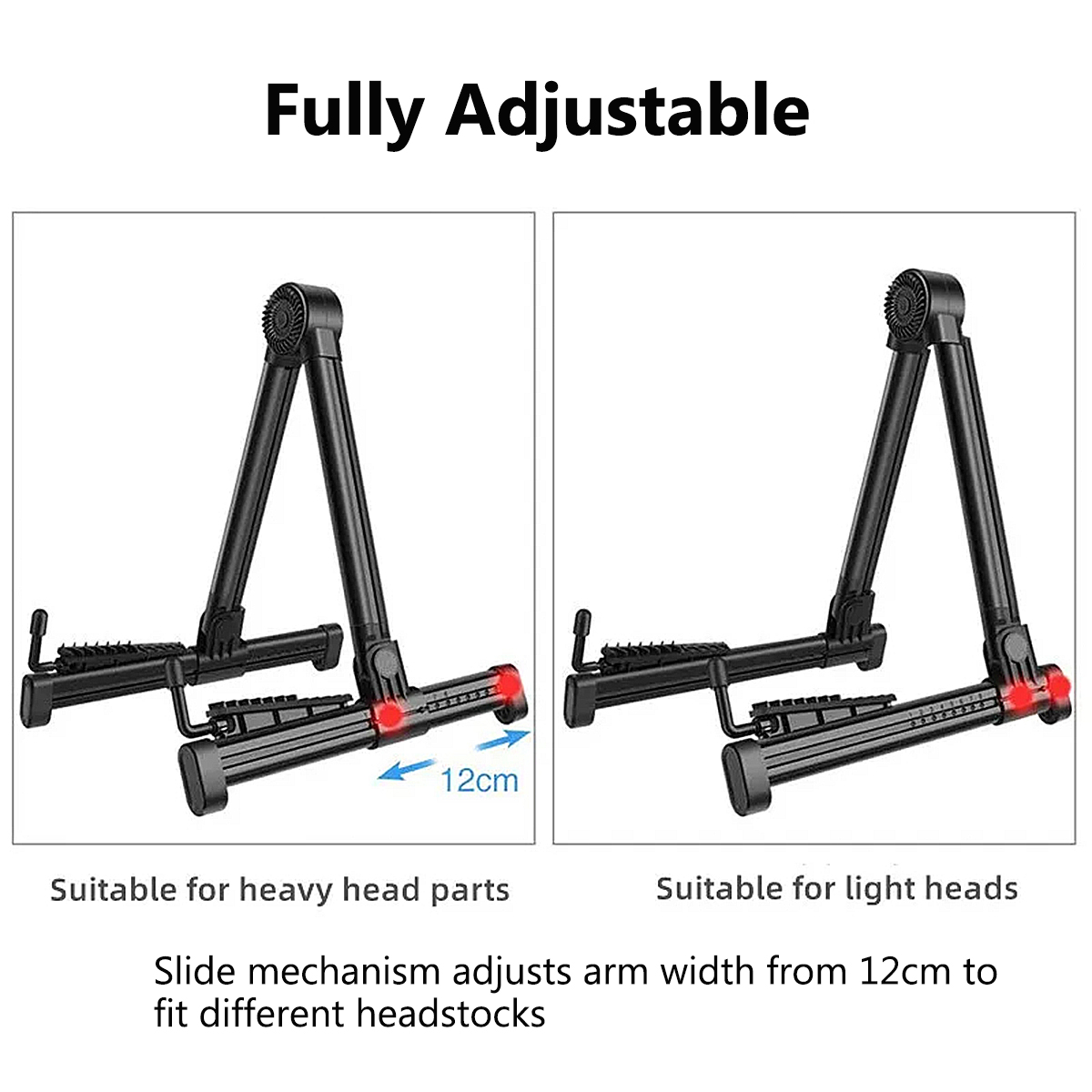 Miwayer Foldable Guitar Stand  - Musical Instrument In English recension och pris