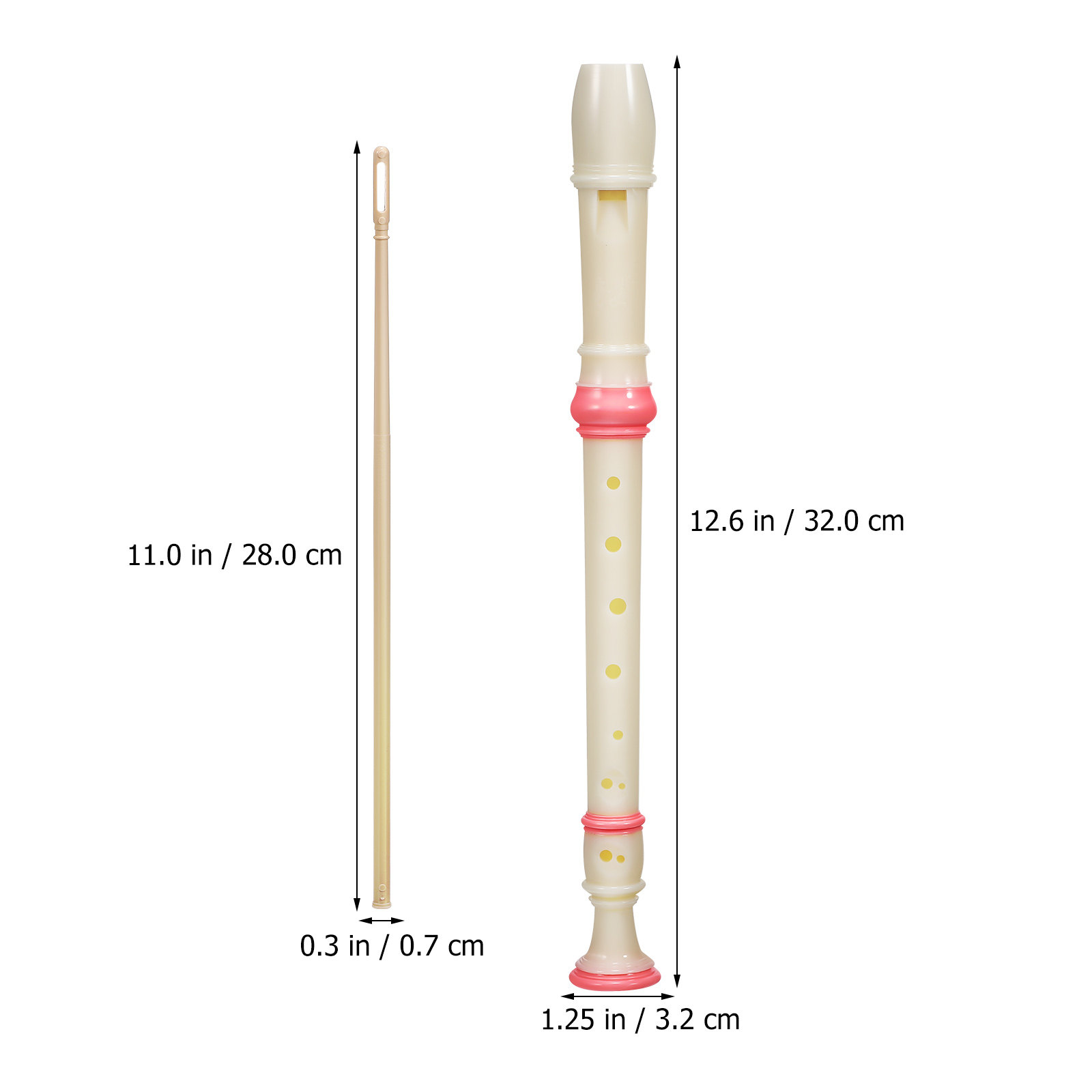 Soprano Recorder 2 Piece 8 Hol - Soprano Recorder Plastic recension och pris