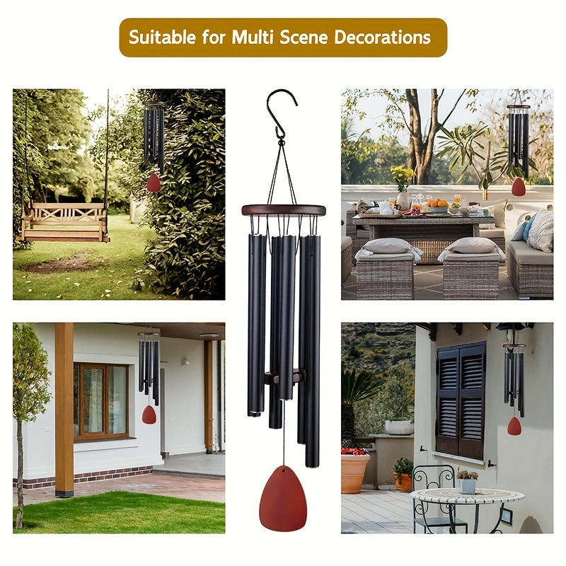 26 Inch 6 Tubes Metal Wind Chi - Wind Chime Tubular recension och pris