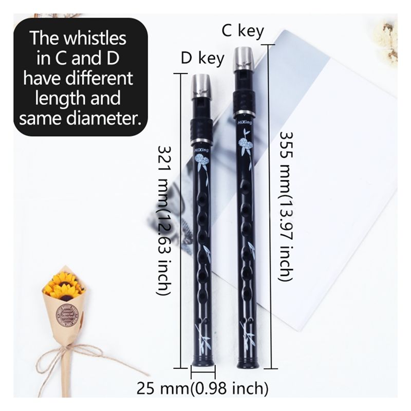 ABLB-6 Holes Irish Tin Penny W - Tin Whistle Flute recension och pris