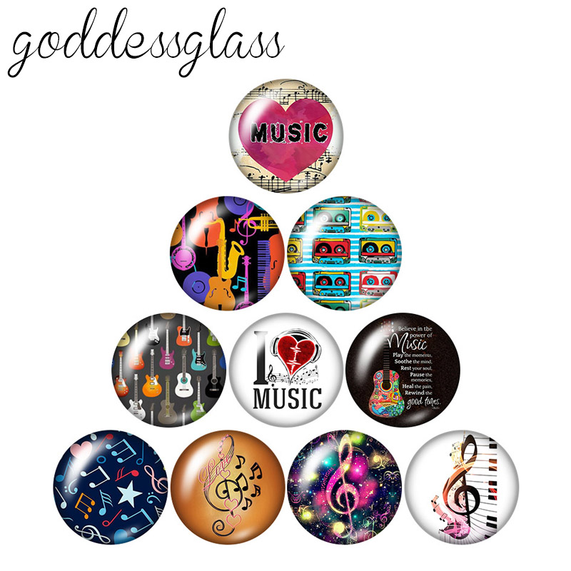 Love Music Guitar Notes musica - Musical Instrument Glass recension och pris