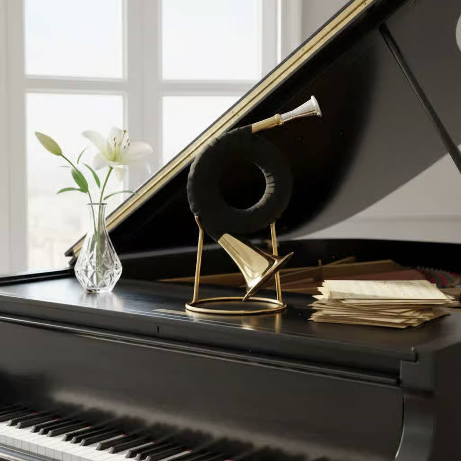 Bb Brass Instrument Gold Color - Musical Instrument French recension och pris