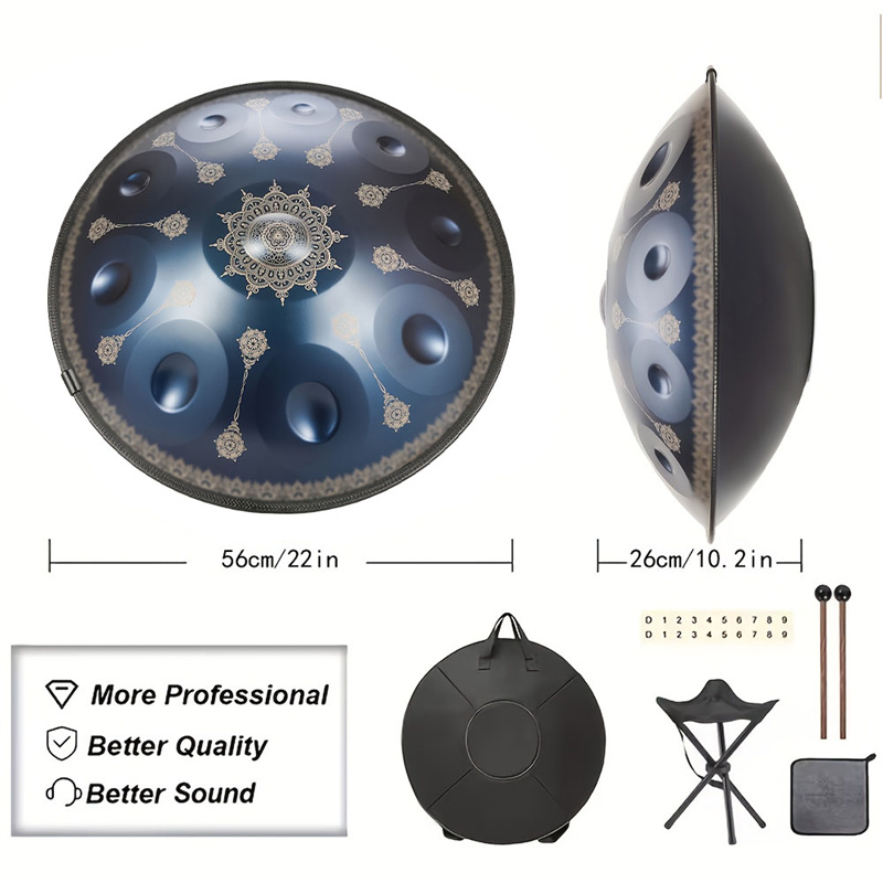 10 Notes Handpan Drum 22 Inch  - Musical Instrument Handpan recension och pris