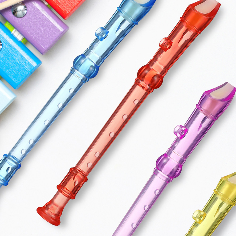 10Pcs Lightweight Portable 6-H - Soprano Recorder Plastic recension och pris