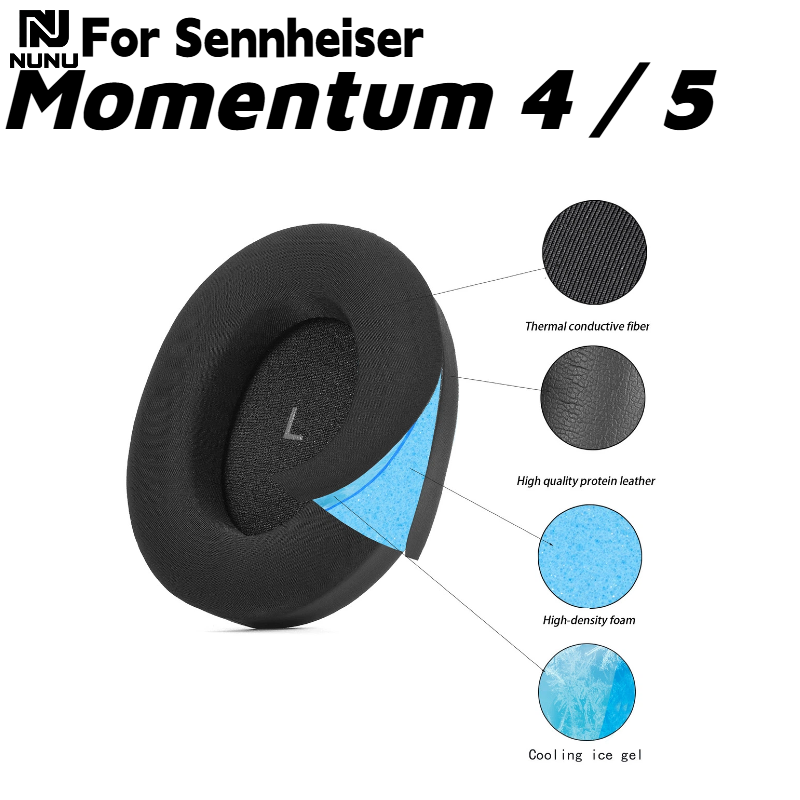 Replacement Comfortable lambsk - Sennheiser Headphone Momentum 4 recension och pris