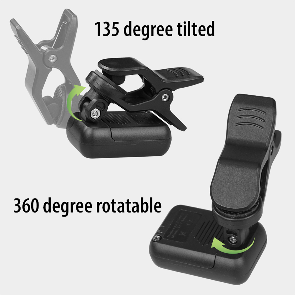 JOYO JT-09 Guitar Tuner Clip-o - Musical Instrument In English recension och pris