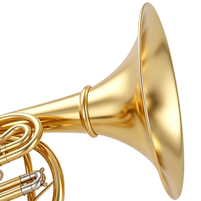 French Horn With Four Keys Lac - Musical Instrument French recension och pris