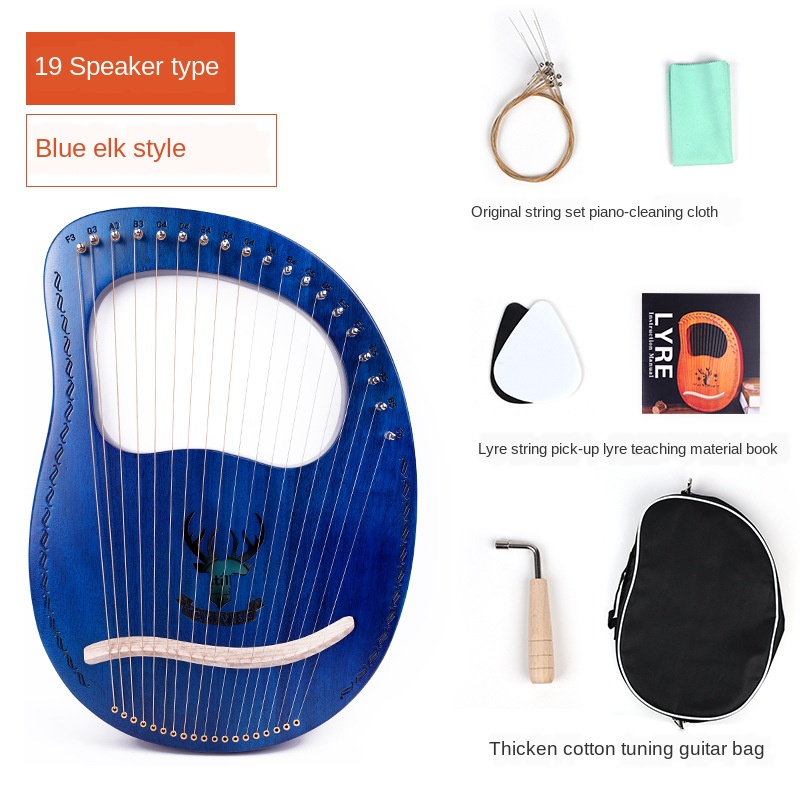 19 string Leia piano small har - Musical Instrument Easy To Learn recension och pris