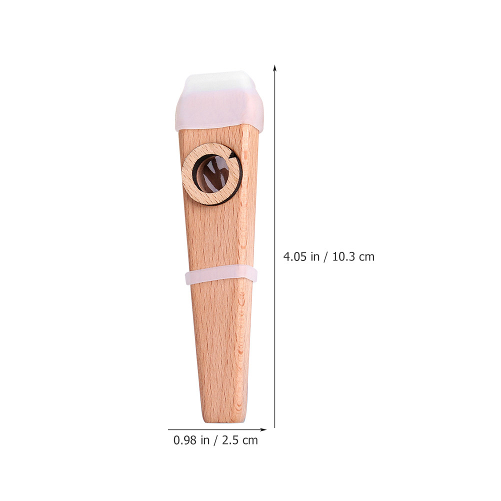 1Set Wooden Kazoo Musical Inst - Musical Instrument Easy To Learn recension och pris