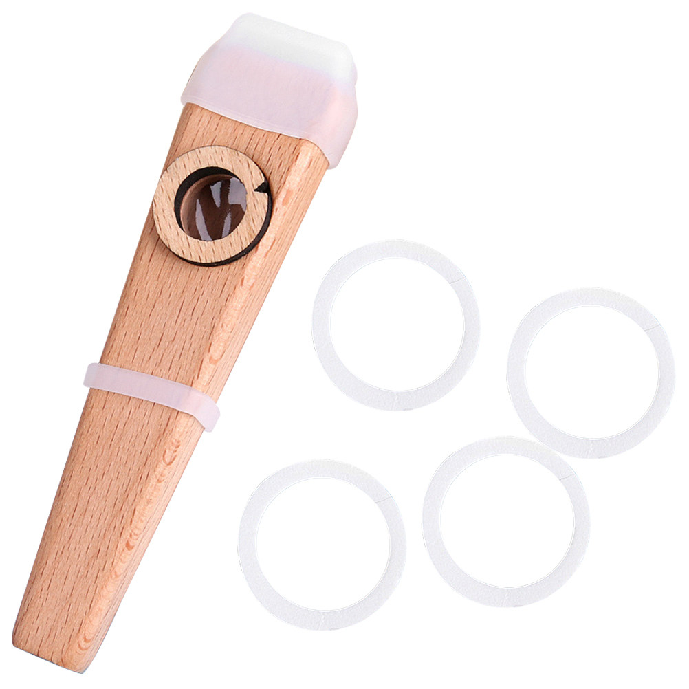 1Set Wooden Kazoo Musical Inst - Musical Instrument Easy To Learn recension och pris