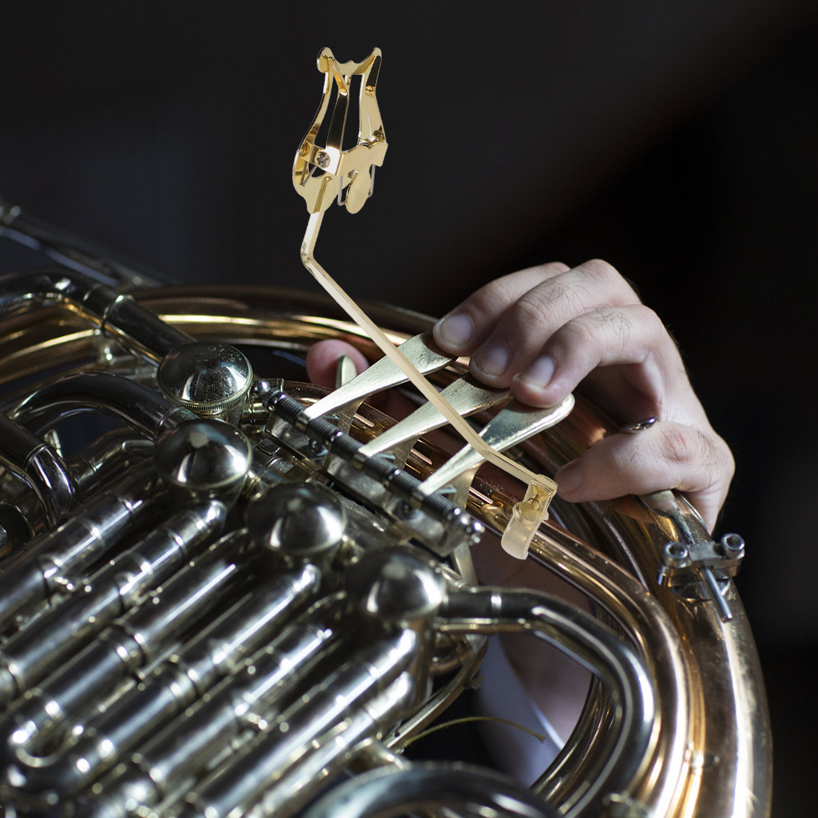 French Horn Marching Clamp-on  - Musical Instrument French recension och pris