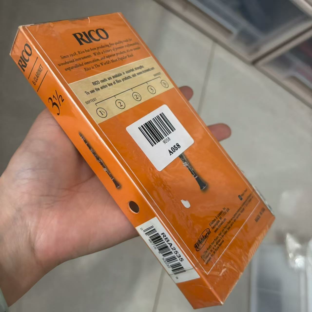 Bb Eb Bass clarinet reeds rico - Musical Instrument Reed recension och pris