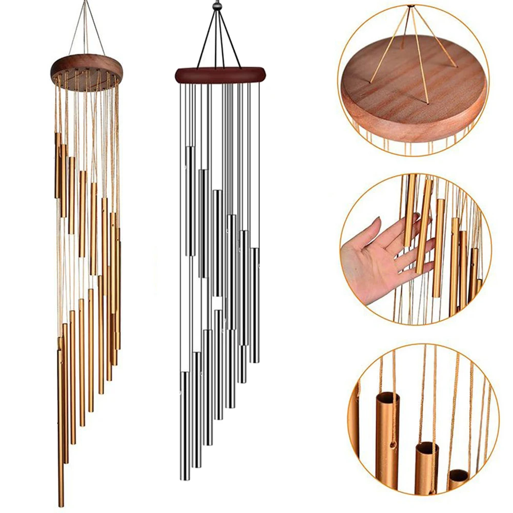 12 Metal Aluminium Tube Wind C - Wind Chime Tubular recension och pris