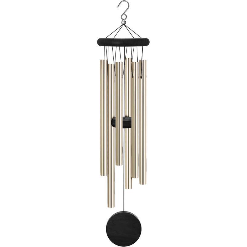 Wind Chime with Red Wood Octag - Wind Chime Tubular recension och pris